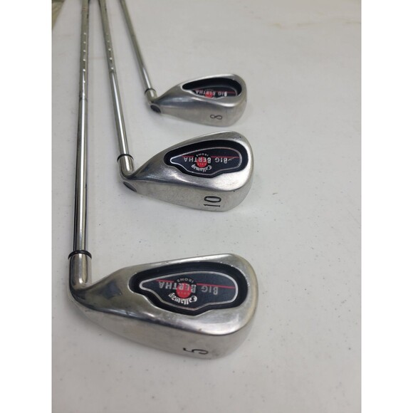 Callaway Big Bertha 2004 5, 8, 10 Iron Lot RH Flex RCH 75i Approx 38" - Picture 2 of 9